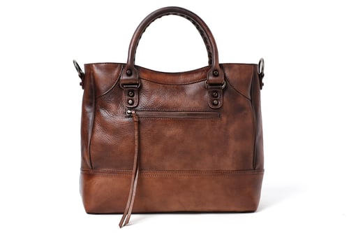 Image of Handmade Full Grain Leather Handbag, Designer Handbag, Women Handbag DT225