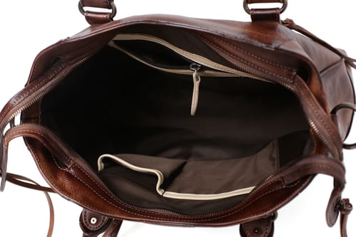 Image of Handmade Full Grain Leather Handbag, Designer Handbag, Women Handbag DT225