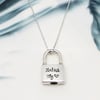 Personalised Padlock Necklace