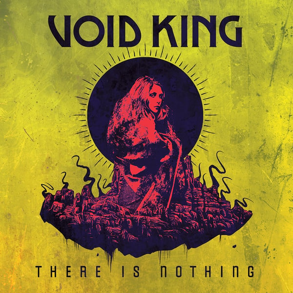 Image of VOID KING - There Is Nothing. LP. Yellow/Black Vinyl.