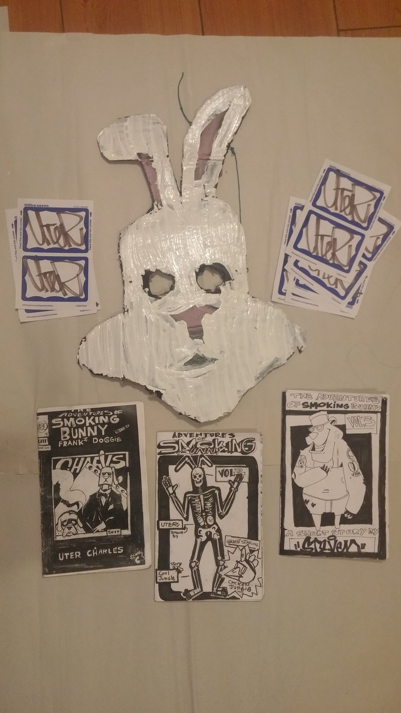 Image of Smoking bunny deluxe package