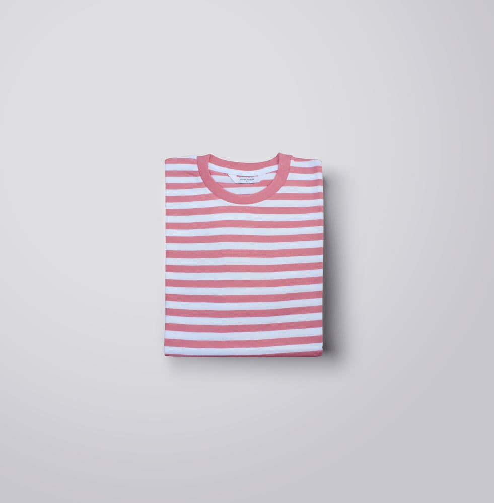 Image of Pink Striped Cherub Tee