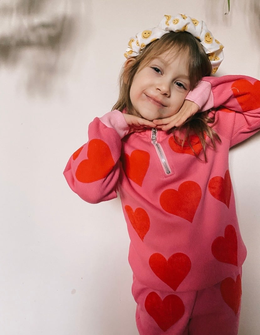 Image of Kids heart zip up