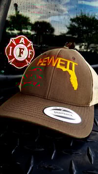 Image 2 of Brown and Orange Snapback