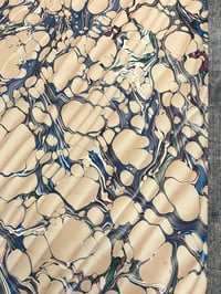 Image 1 of Marbled Paper #43 'Creamy Spanish Ripple'