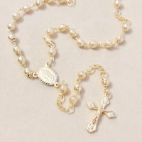 Image 2 of Gold Rosary 