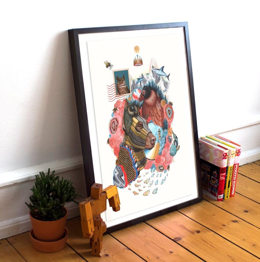 Image of "I'm growing as slow as I can" 18"x24" limited edition poster scratch & dent