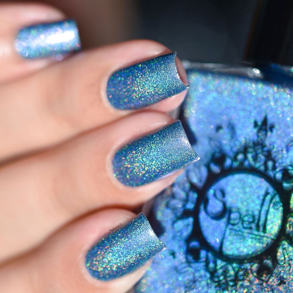 Image of ~Under the Moonlight~ periwinkle-purple/blue duochrome linear holo!