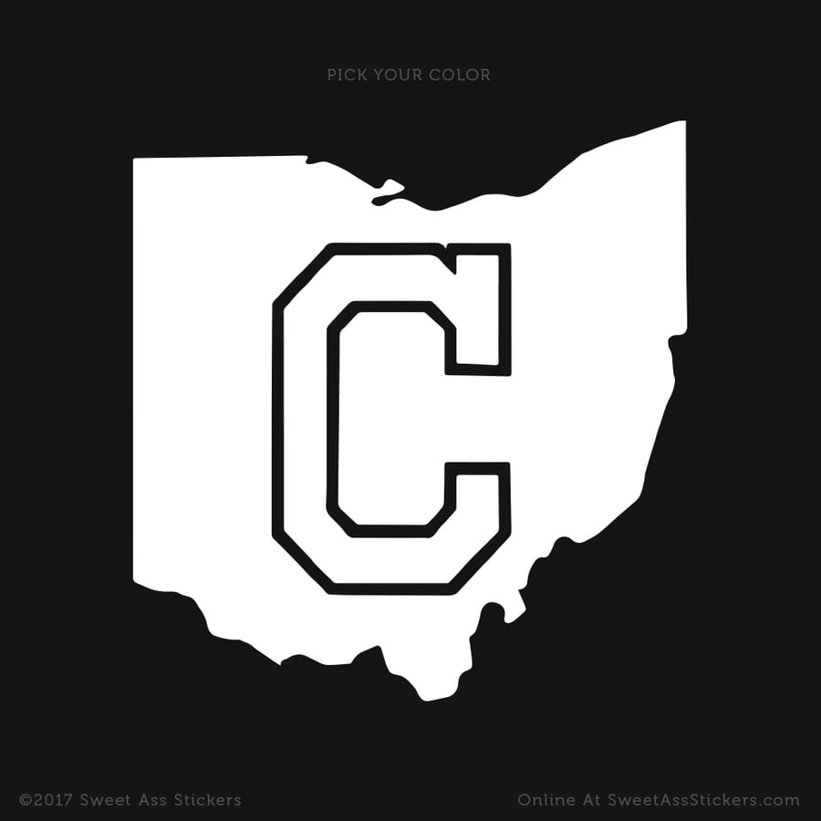 Image of Indians C Ohio Sticker