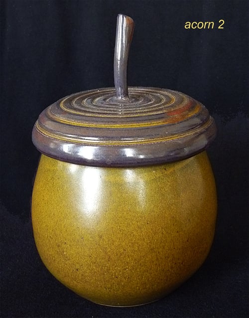 Image of Acorn Shaped Jars, each