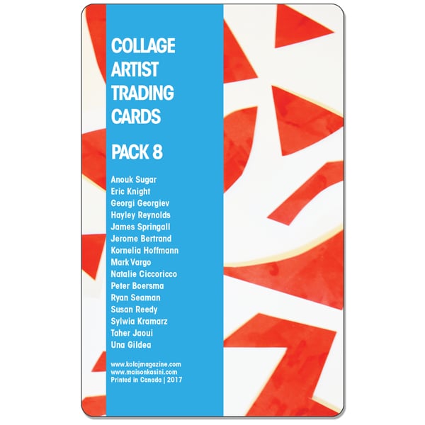 Collage Artist Trading Cards Pack 8 / Kolaj Magazine