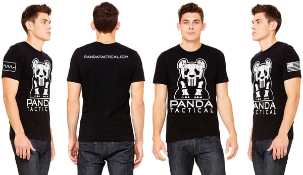 Image of MEN'S SHORT SLEEVE T-SHIRT - PUNISHER PANDA