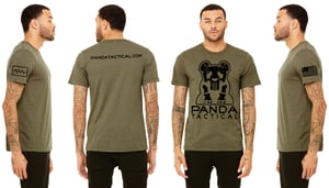 Image of MEN'S SHORT SLEEVE T-SHIRT - PUNISHER PANDA