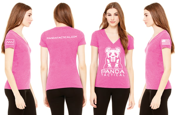 Image of WOMEN'S SHORT SLEEVE T-SHIRT - PUNISHER PANDA