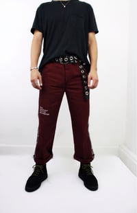 Image 3 of 777 PANTS - REDWINE