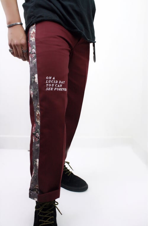 Image of 777 PANTS - REDWINE