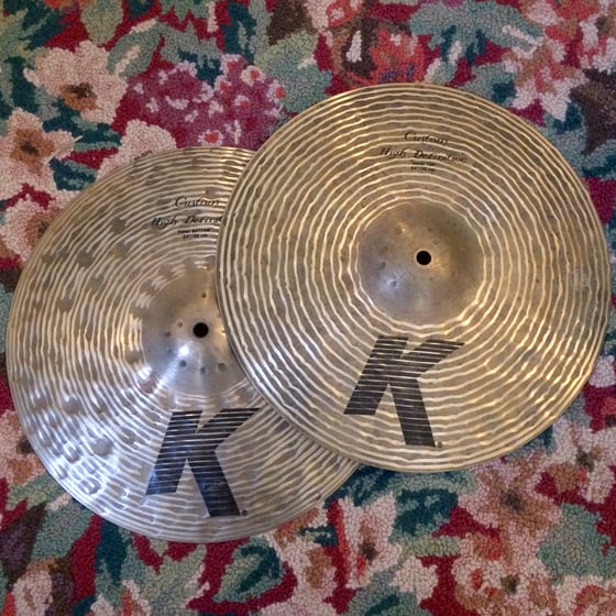 Image of Zildjian K Custom High Definition Hi Hats 14" Cymbal Pair (1030/1302 Grams)