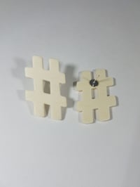 Image 1 of Hashtag Studs