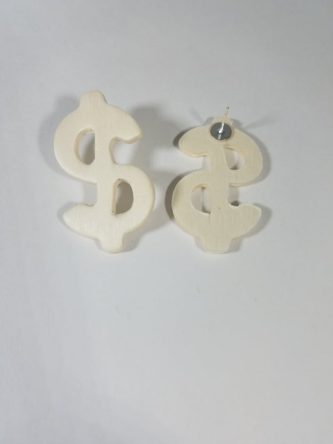 Image of Dollar Symbol Studs