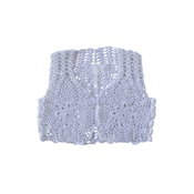Image of Camila Crochet Vest White