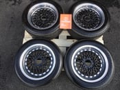 Image of Genuine SSR (Speed Star Racing) Formula Mesh Reverse 15" 5x130 3-Piece Split Rim Alloy Wheels