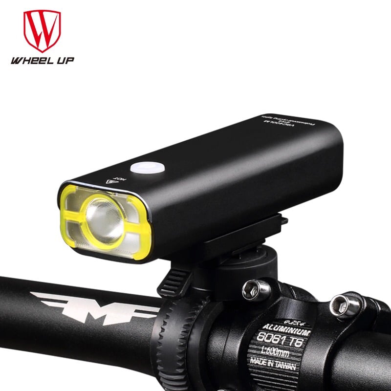 Image of Usb Rechargeable Bike Light Front Handlebar Cycling Led Light Battery Flashlight Torch Headlight