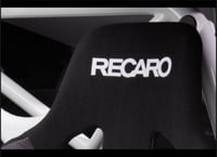 2x RECARO Flock seat logos, Easy iron-on