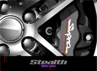 SUPRA Premium Quality Brake Caliper Decals Stickers x4
