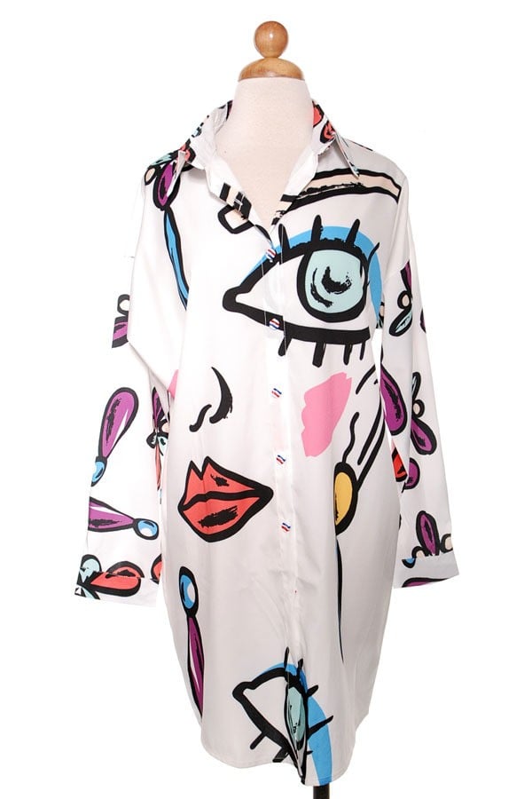 Image of Doll Life Shirt Dress