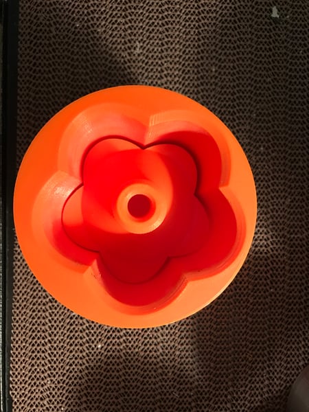 Image of Poppy Flower 3 D Mold