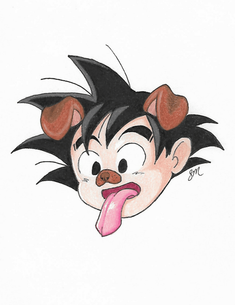 Image of Goku Dog Filter