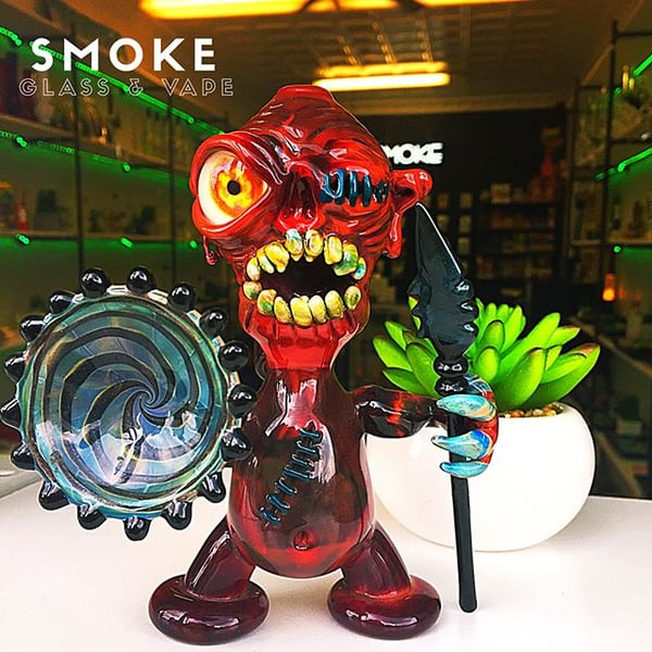 Image of Dead Zombie Munny w/ Matching Shield and Dabber