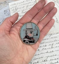 Image 3 of Smoking Sailor Brooch 