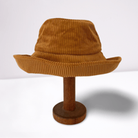 Image 1 of Mia bucket hat corduroy mustard