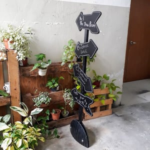 Standing Directional Chalkboard