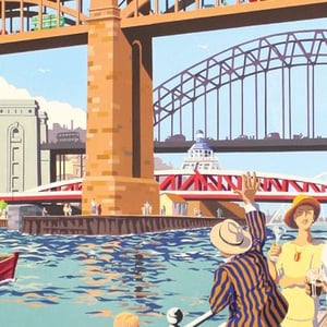 Image of Mighty Bridges of Newcastle upon Tyne by Alan Gunston