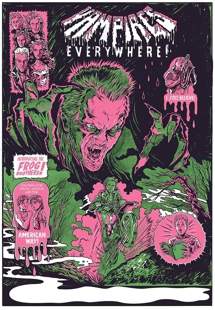 Image of Vampires Everywhere! Silkscreen Print