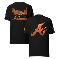 Image 3 of YBM Flaming ATL T-Shirt