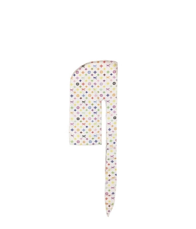 DREAMSMITH — White Louis Vuitton Durag