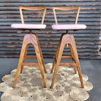 Image 1 of TH Brown Re-release Danish Bar stool ~ Light Ash ~