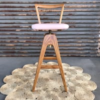 Image 2 of TH Brown Re-release Danish Bar stool ~ Light Ash ~