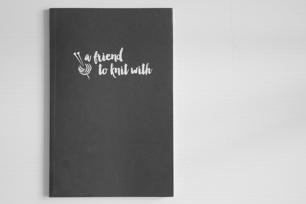Image of a friend to knit with journal