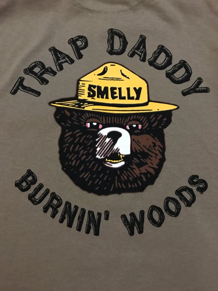 Image of Trap Daddy Burnin' Woods-T (Safari Green)