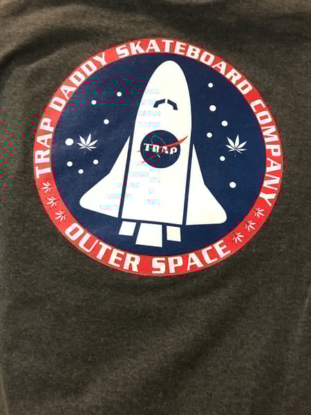Image of Trap Daddy Outer Space-T (Charcoal Heather)