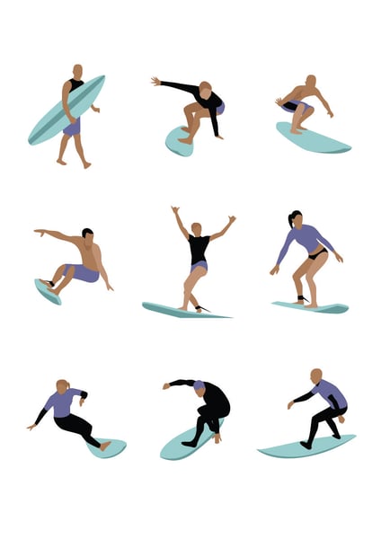 Image of Surfers