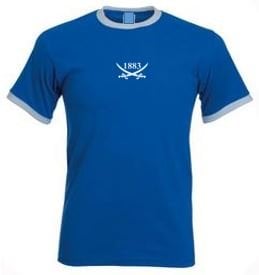 Blue Ringer T Shirt (Free UK postage) | Crossed swords 1883