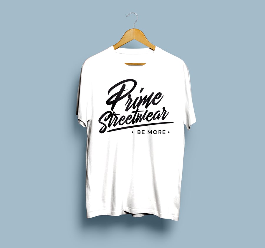 Image of Prime Streetwear designed t-shirt White