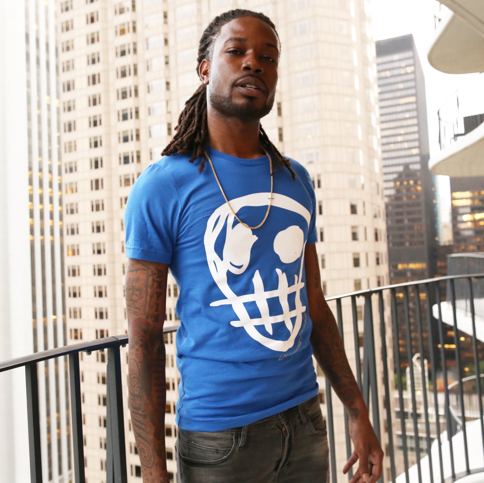 Royal blue sale designer t shirt