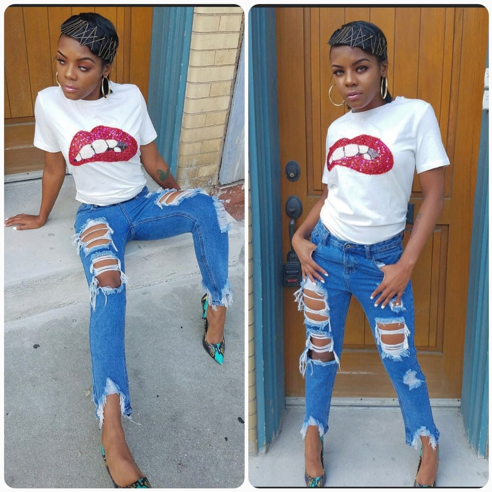 Image of Red Lip Tee