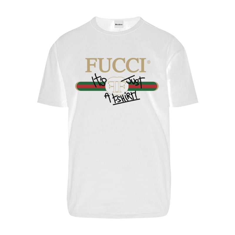Image of Fucci "It's just a t-shirt" WHITE